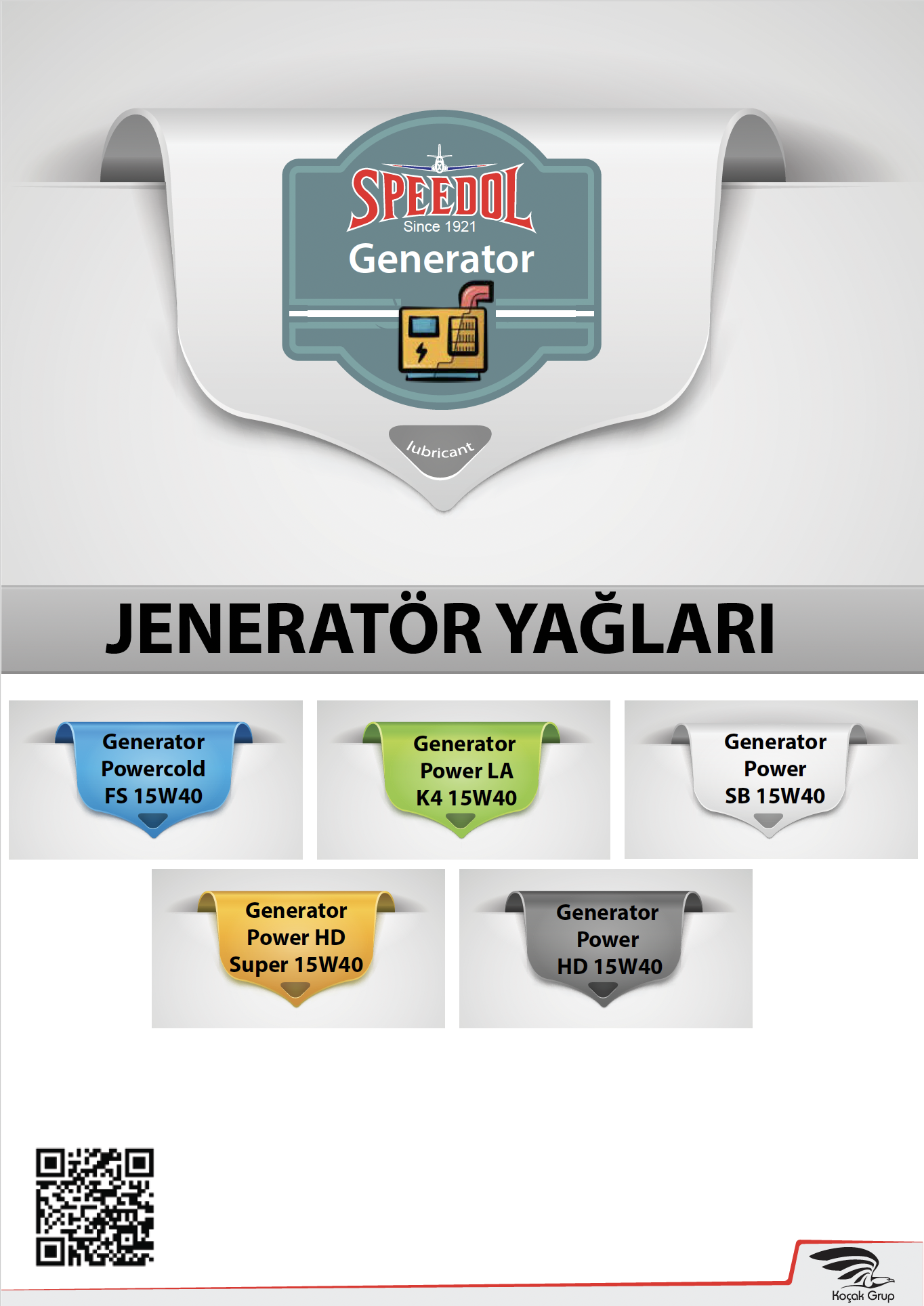 Jeneratör Yağları Kataloğu
