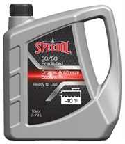 50/50 Prediluted Organic Antifreeze (-40 ˚F) Coolant